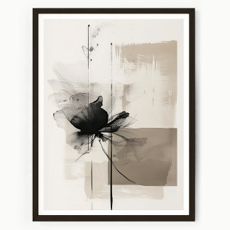 Modern Abstract Floral Wall Art