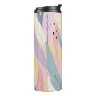 Modern Abstract Foliage Thermal Tumbler