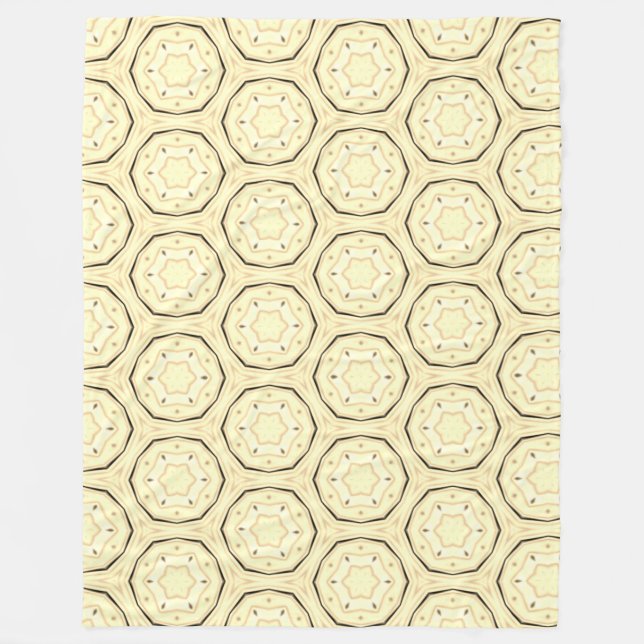 Modern Abstract Fruit Fleece Blanket (Front)