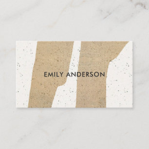 MODERN ABSTRACT GEOMETRIC ART CERAMIC TEXTURE BUSINESS CARD