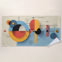 Modern Abstract Geometric Art Composition