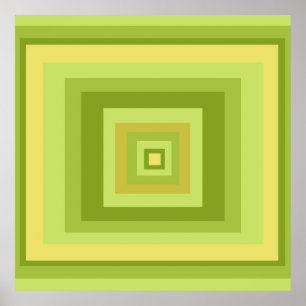 modern abstract geometric art poster