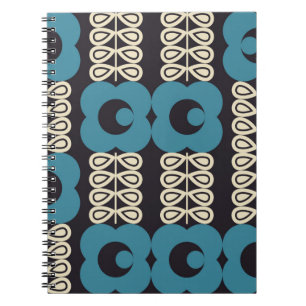 Modern abstract geometric background with stylised notebook