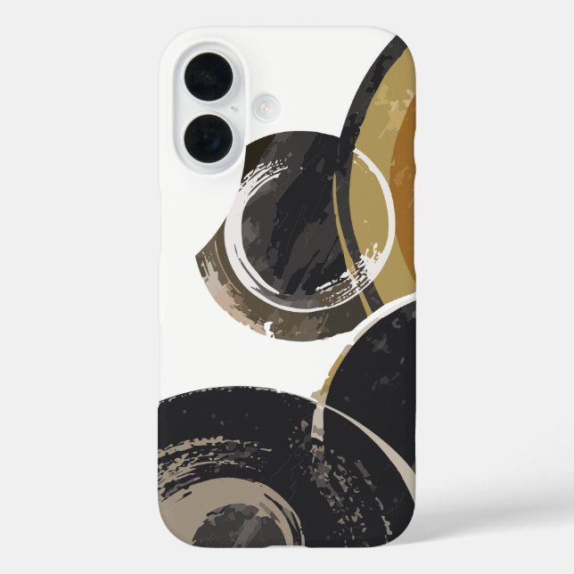 Modern Abstract Geometric Case-Mate iPhone Case (Back)