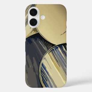 Modern Abstract Geometric iPhone 16 Case