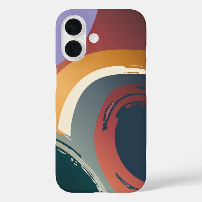 Modern Abstract Geometric Case-Mate iPhone Case (Back)