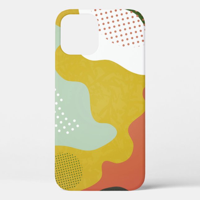 Modern abstract geometric composition with decorat Case-Mate iPhone case (Back)