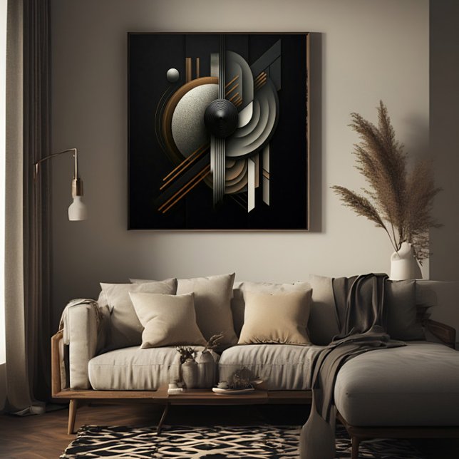 Modern Abstract Geometric Inspired Poster (Creator Uploaded)
