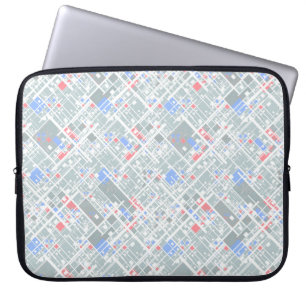 Modern abstract geometric. laptop sleeve