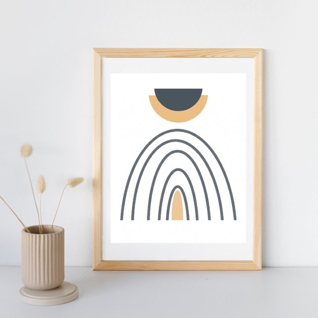 Modern Abstract Geometric Minimalist Poster (Creator Uploaded)