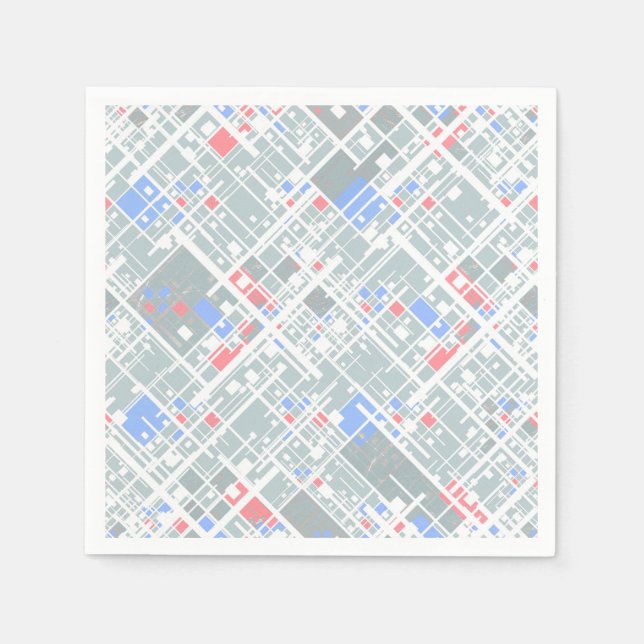 Modern abstract geometric. napkin (Front)