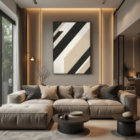 Modern Abstract Geometric Neutral Layers