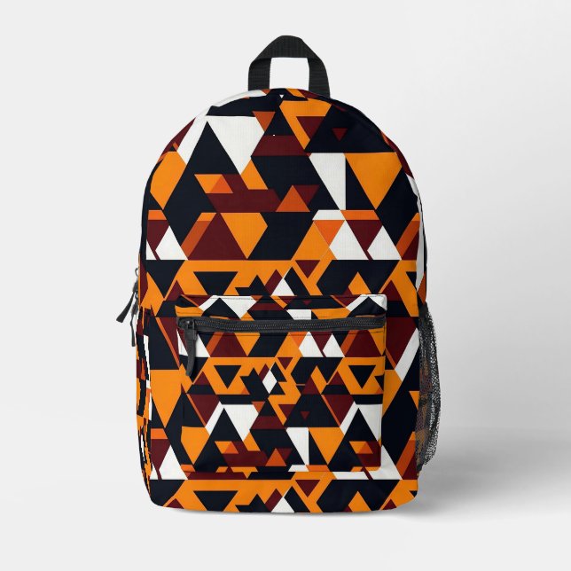 Modern abstract geometric pattern 1 - Backpack (Front)