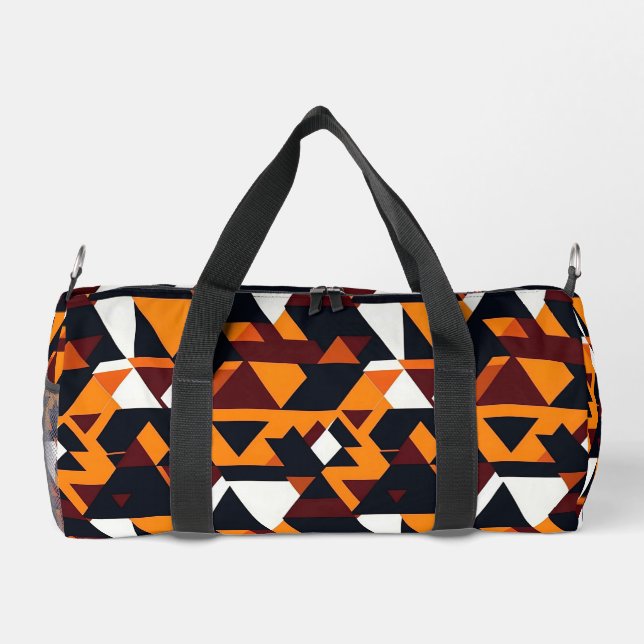 Modern abstract geometric pattern 1 - Duffle Bag (Back)