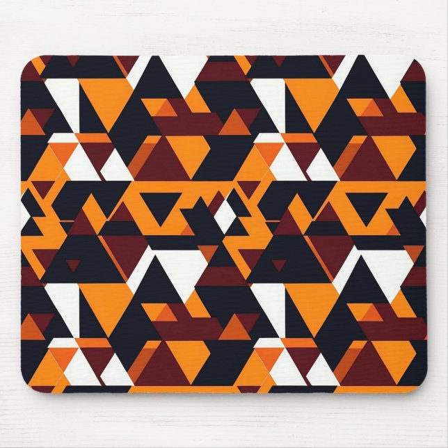 Modern abstract geometric pattern 1 - Mouse Pad (Front)