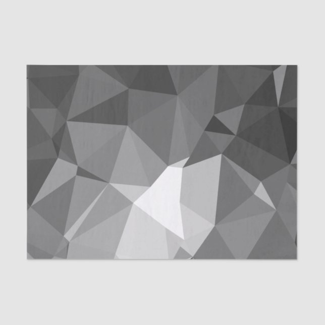 Modern Abstract Geometric Pattern - Knight Gable Tissue Paper (Front)
