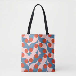 Modern abstract geometric seamless pattern with ci tote bag