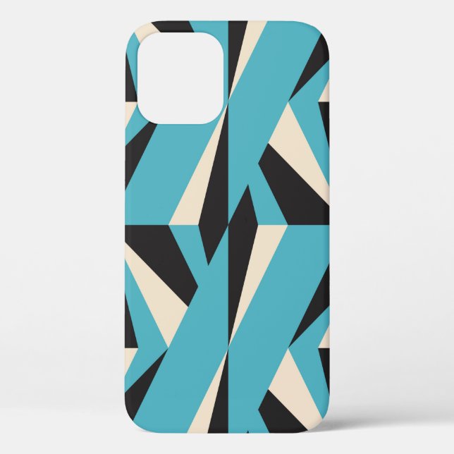 Modern abstract geometric seamless pattern with tr Case-Mate iPhone case (Back)