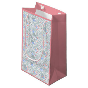 Modern abstract geometric. small gift bag