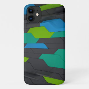 Modern Abstract Geometric Stylish Pattern iPhone 11 Case