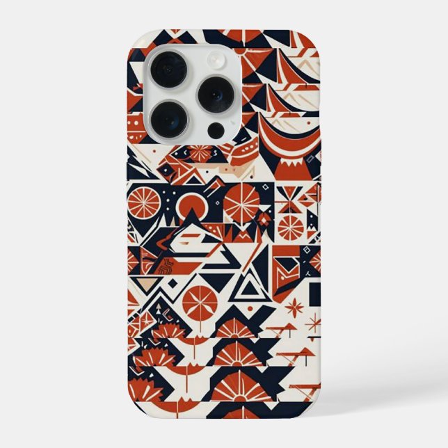 Modern Abstract Geometric surface design 1269 iPhone Case (Back)
