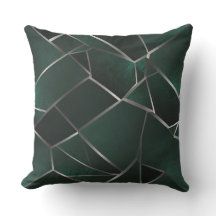 Modern Abstract Geometric Throw Pillow