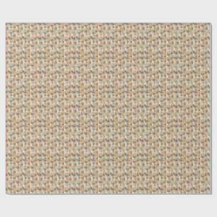 Modern Abstract Geometric Triangle Design Pattern Wrapping Paper