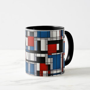 Modern Abstract Geometric Wall Art Mug