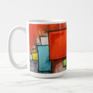 Modern Abstract Geometry Coffee Mug