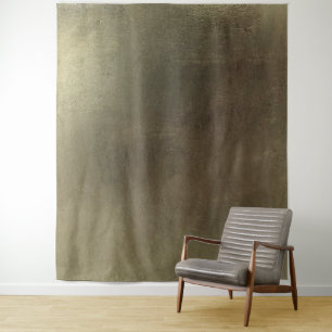 Modern Abstract Gold Leaf Texture Tapestry
