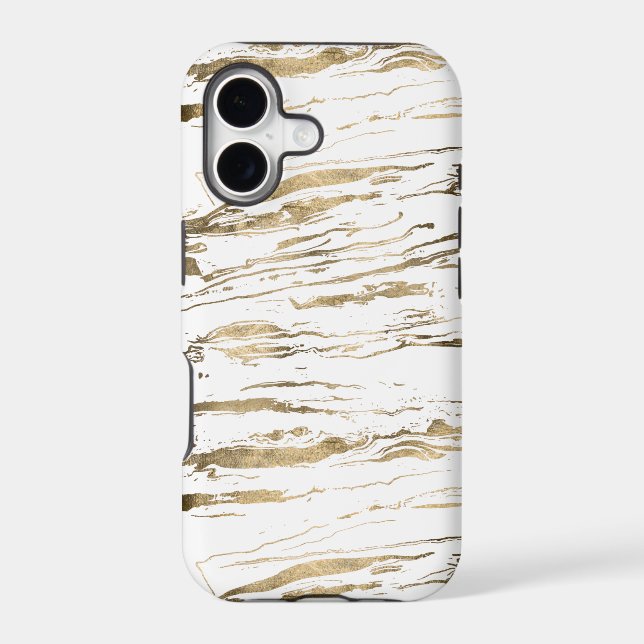 Modern Abstract Gold Marble (Back)