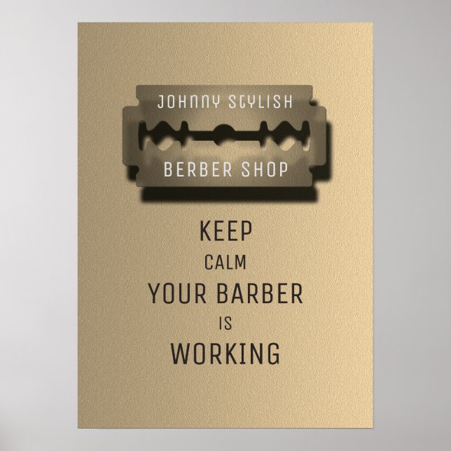 Modern abstract image funny inspiration sepia edit poster (Front)