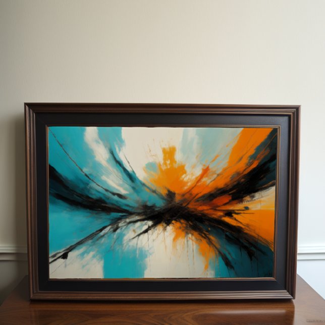 Modern Abstract Impressionism Minimalism 3:2 Poster (Creator Uploaded)