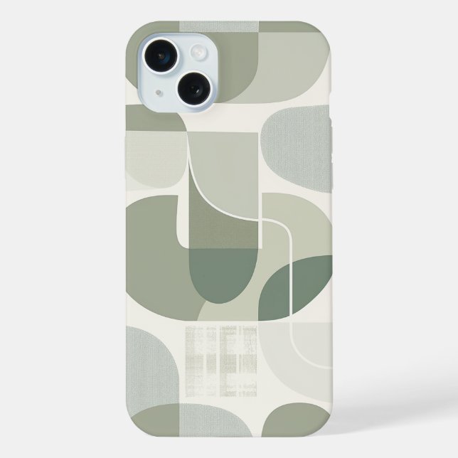 Modern Abstract iPhone Case (Back)