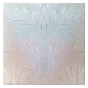 Modern Abstract Iridescent Ceramic Tile