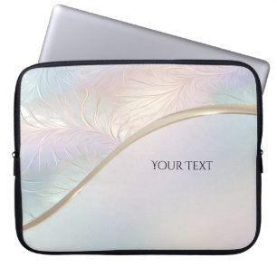 Modern Abstract Iridescent Laptop Sleeve
