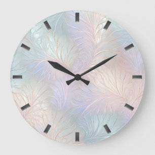 Modern Abstract Iridescent Wall Clock