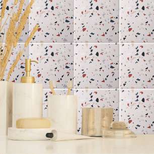 Modern Abstract Italian Terrazzo Seamless Pattern Ceramic Tile