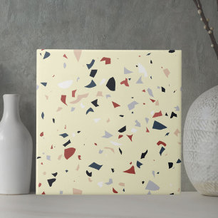 Modern Abstract Italian Terrazzo Seamless Pattern Ceramic Tile