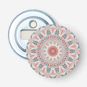 Modern Abstract Kaleidoscope Mandala Fractal Art Bottle Opener
