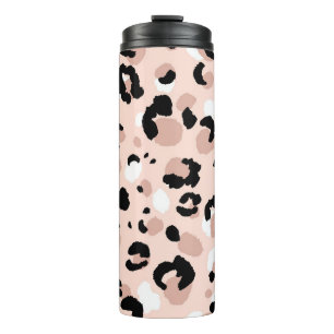 Modern Abstract Leopard Animal Print Thermal Tumbler