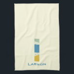 Modern Abstract Letter L Monogram Initial Tea Towel<br><div class="desc">Tea towel featuring an abstract modern monogram.</div>