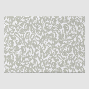Modern Abstract Light Sage Leopard Print Animal Tissue Paper