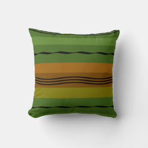 modern abstract line pattern cushion