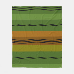 modern abstract line pattern fleece blanket