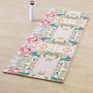 Modern abstract marble yoga mat