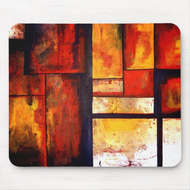 Modern Abstract Mouse Pad (Front)