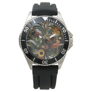 Modern Abstract Nature Shapes – Elegant Classic Watch