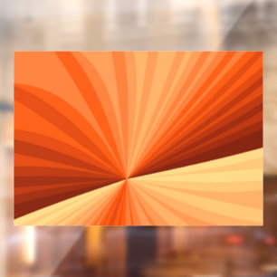 Modern Abstract Orange Red Vanilla Graphic Fractal