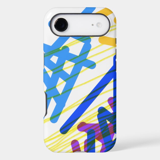 Modern Abstract Paint Splash  (Back)
